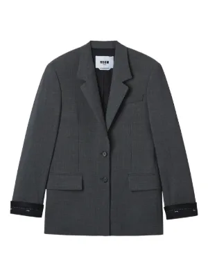 MSGM ジャケット MSGM｜ストライプオーバーサイズジャケット