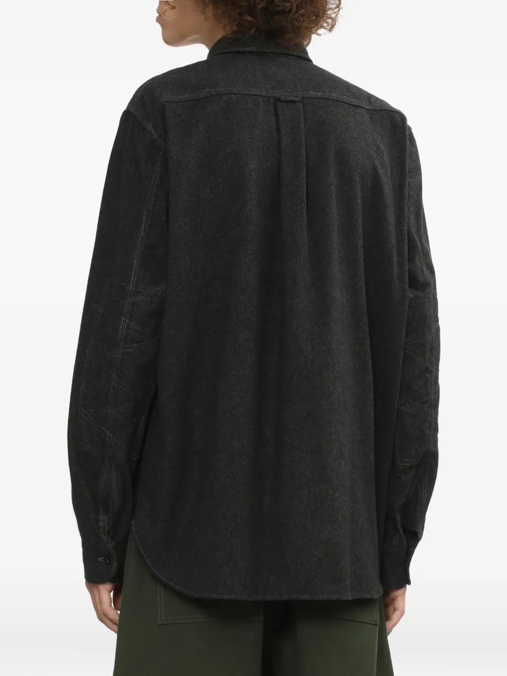 Junya Watanabe MAN Overhemd met zakdetail Grijs