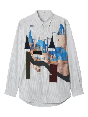 Junya Watanabe MAN Maria Santangelo graphic-print Shirt | Blue
