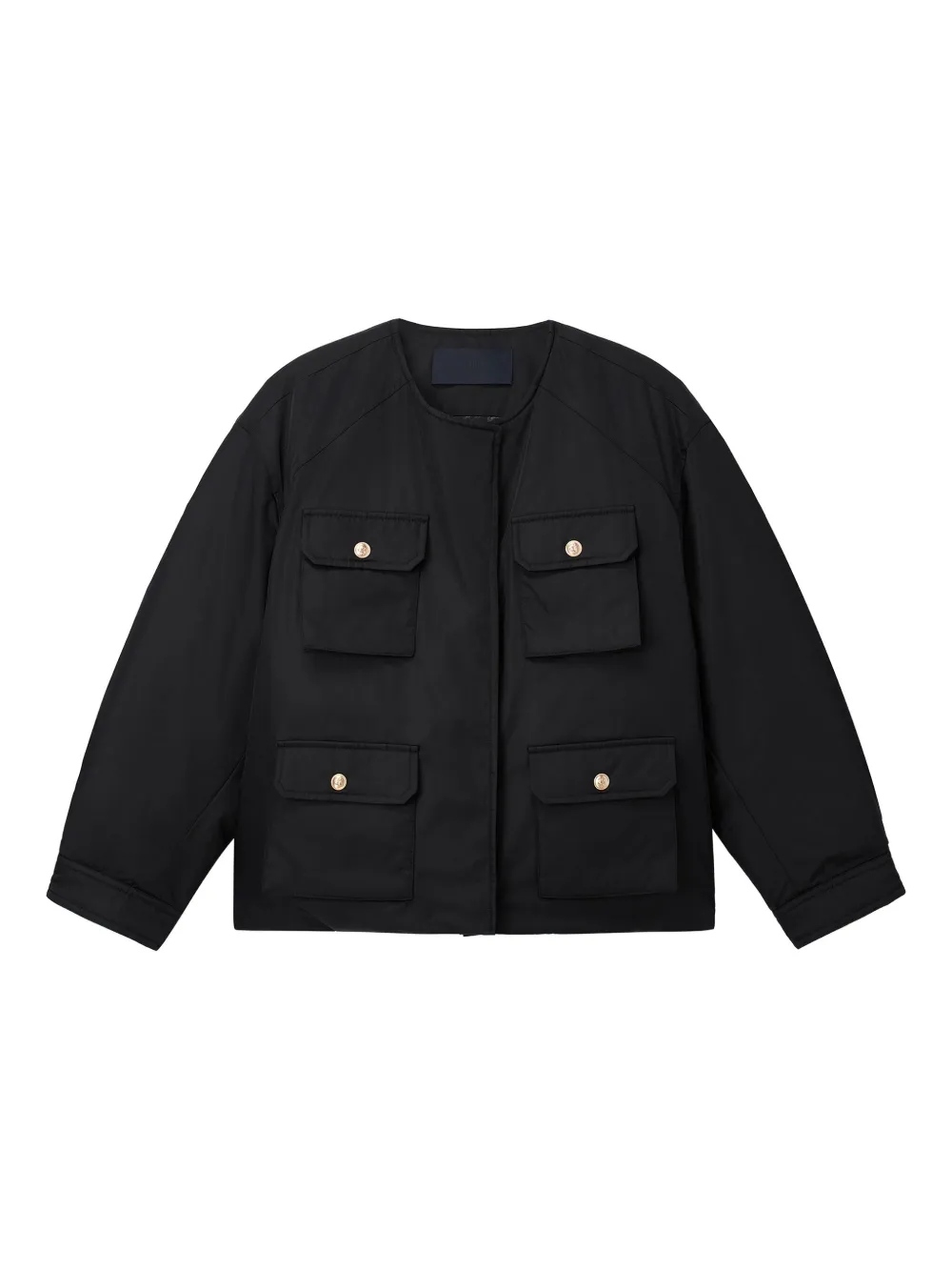 Juun.J chamarra con bolsillo con botones | negro | Image 1