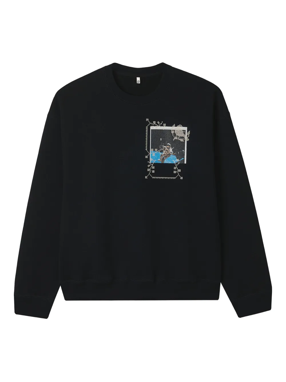KHOKI sudadera con estampado gráfico | negro | Image 1