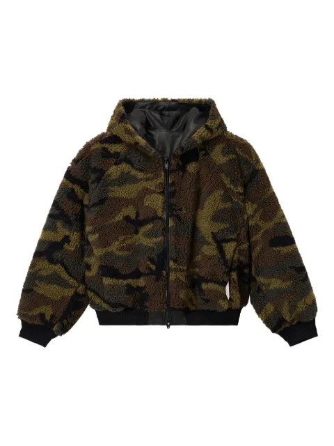Juun.J hooded camouflage-pattern jacket