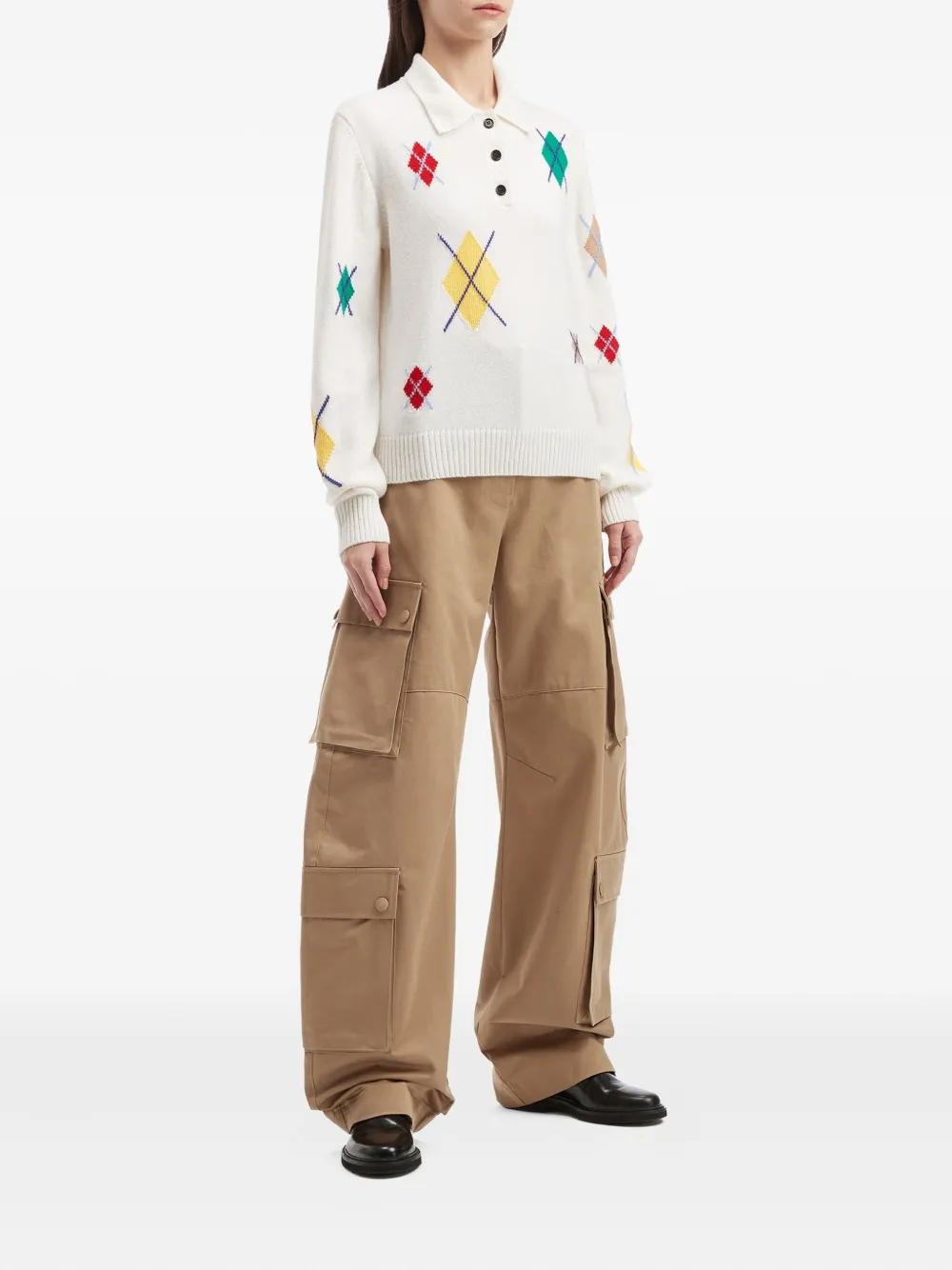 MSGM Cargo broek - Beige