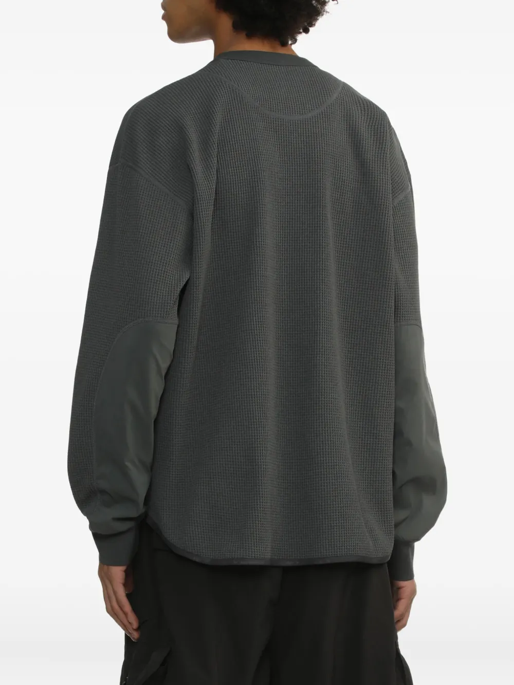 and Wander Sweater met wafelpatroon Grijs