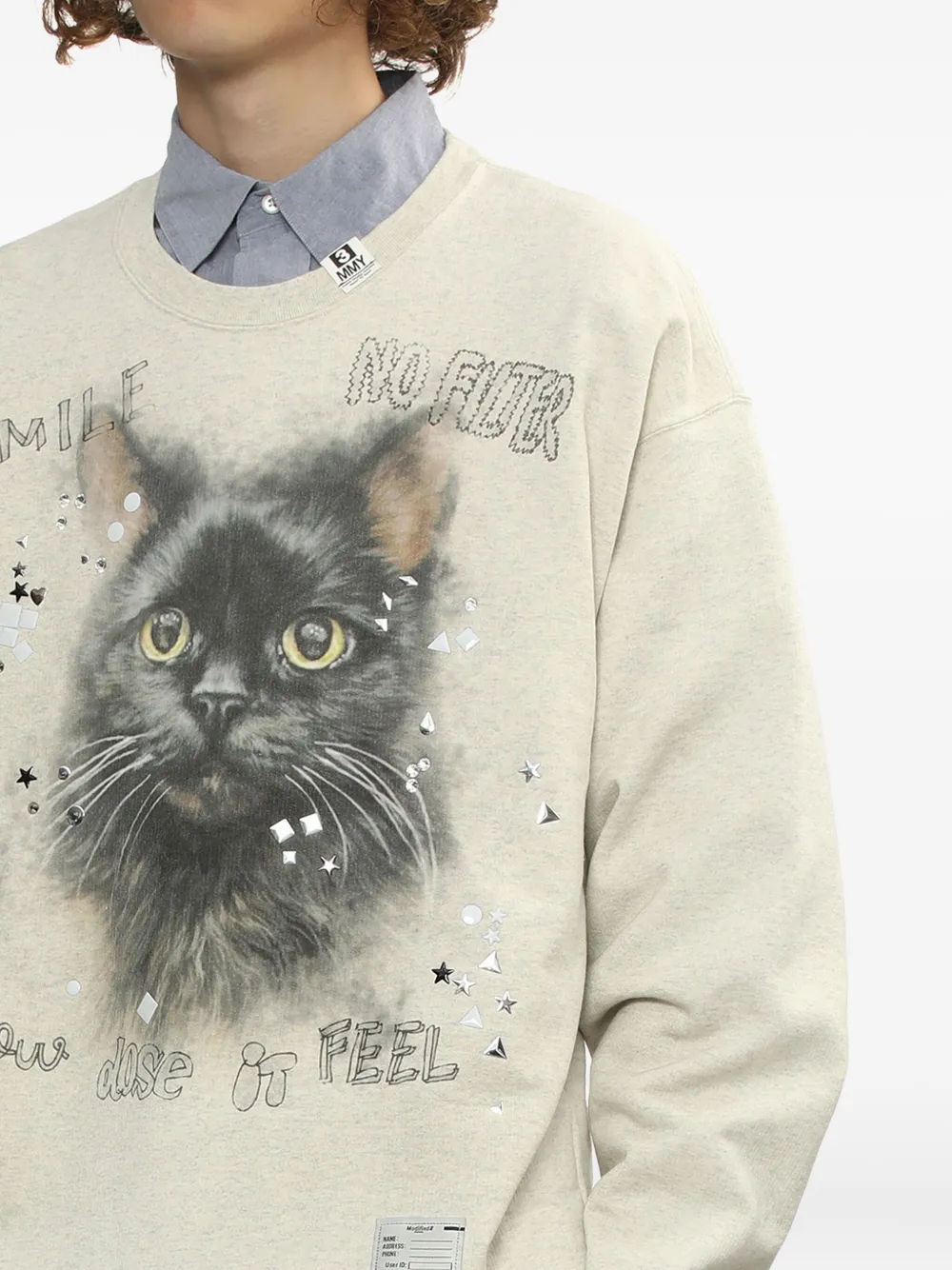 Miharayasuhiro Graphic-print Sweatshirt In Neutral