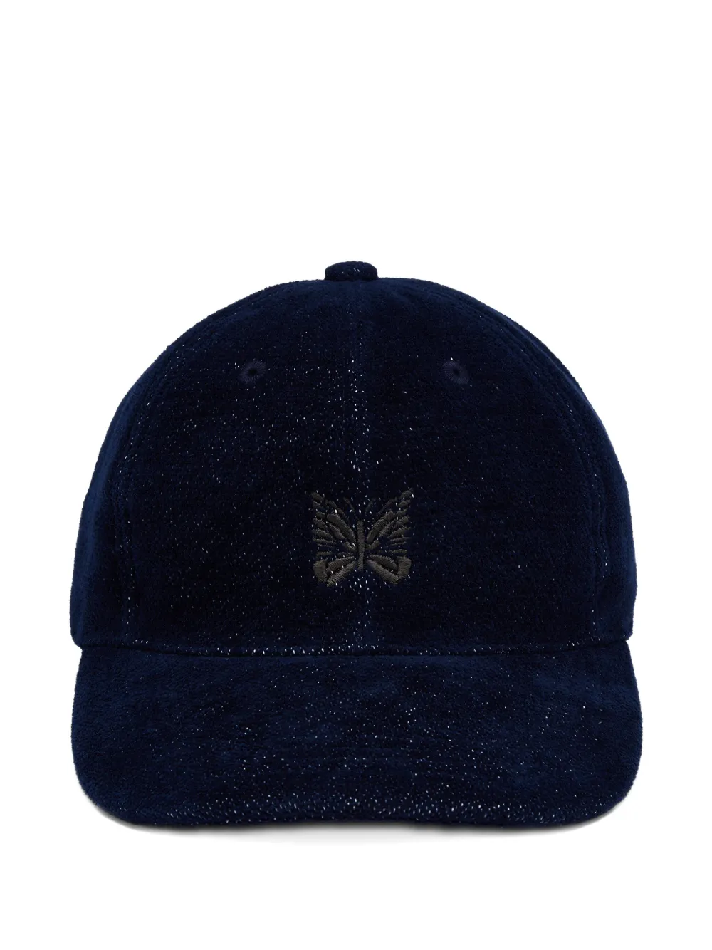 Needles embroidered butterfly cap | Blue | Image 1