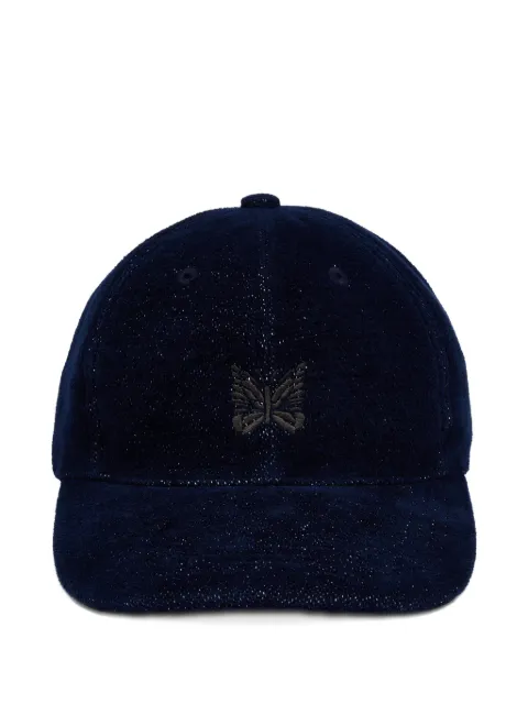 Needles embroidered butterfly cap