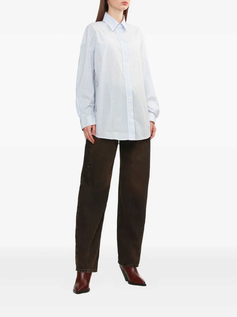 Haikure five-pocket jeans - Bruin