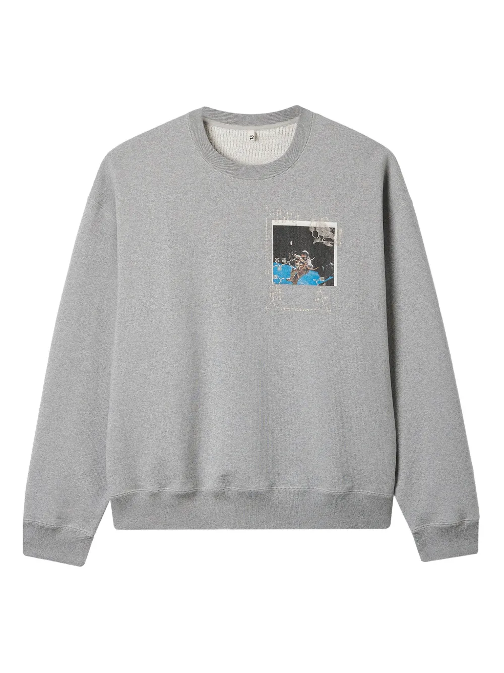 KHOKI image-patch sweatshirt | gris | Image 1