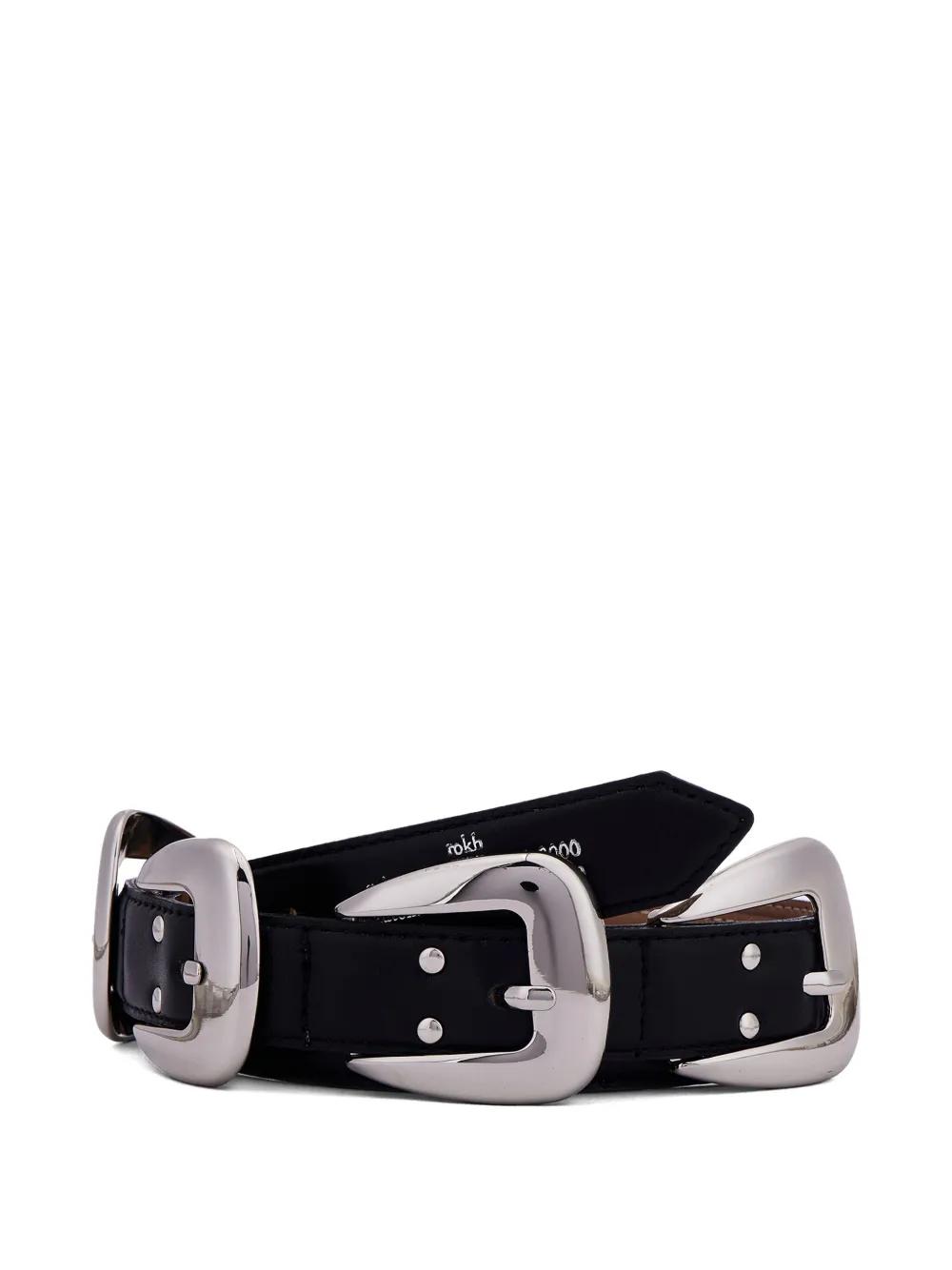 Rokh multiple-buckle belt | Black | Image 1