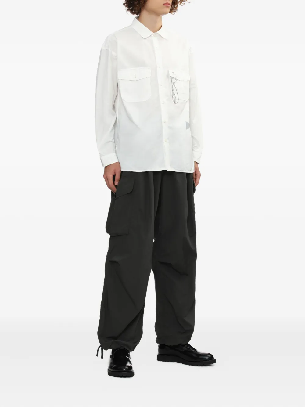 And Wander Overhemd met klepzak - Wit