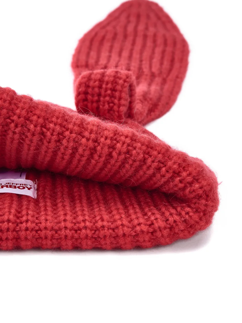 Charles Jeffrey Loverboy Rabbit-ears Beanie Hat In Red