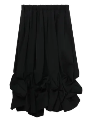 BLACK COMME des GARCONS ティアードフリル スカート Comme Des Garçons ラッフル ティアードスカート | ブラック | FARFETCH JP