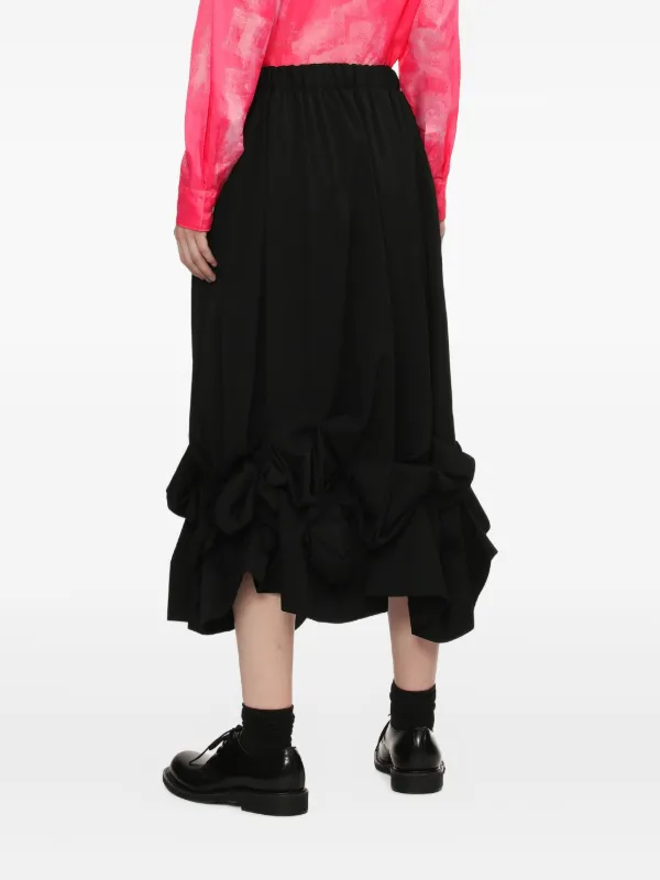 Comme Des Garçons ラッフル スカート | ブラック | FARFETCH JP