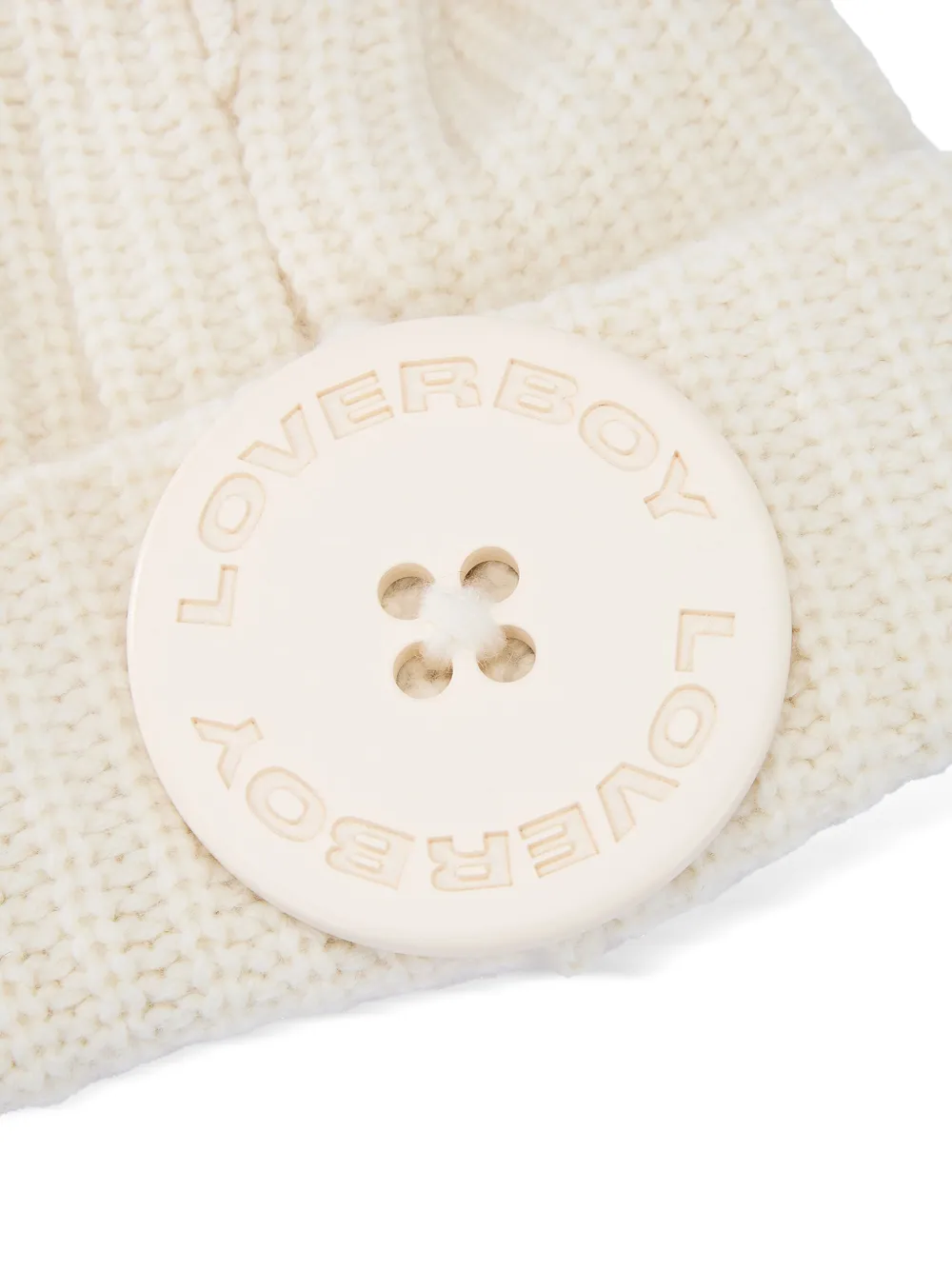 Charles Jeffrey Loverboy Gebreide muts Beige