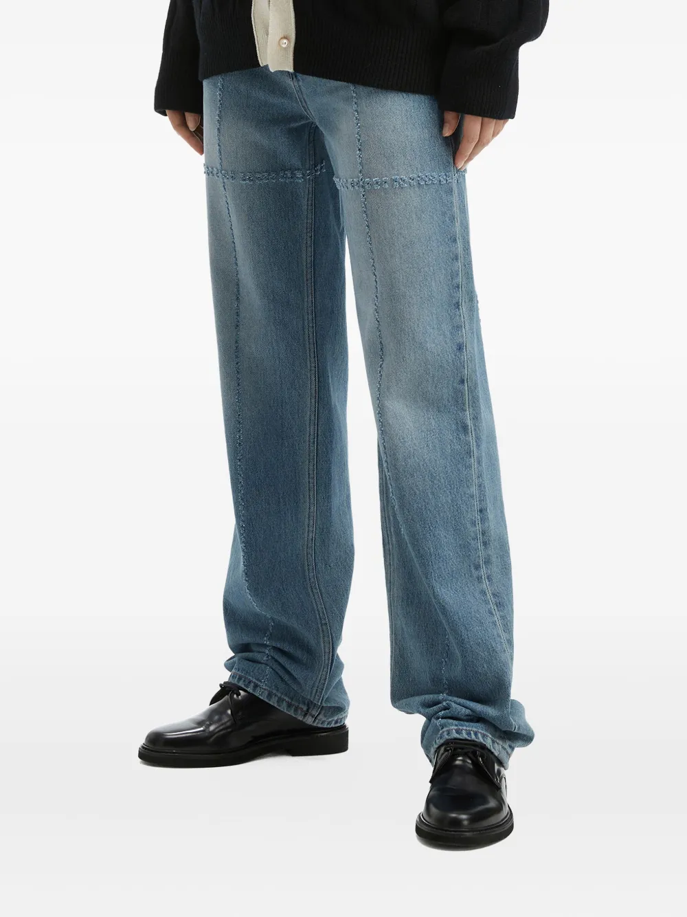  Kimhekim Panelled Jeans - Blue 