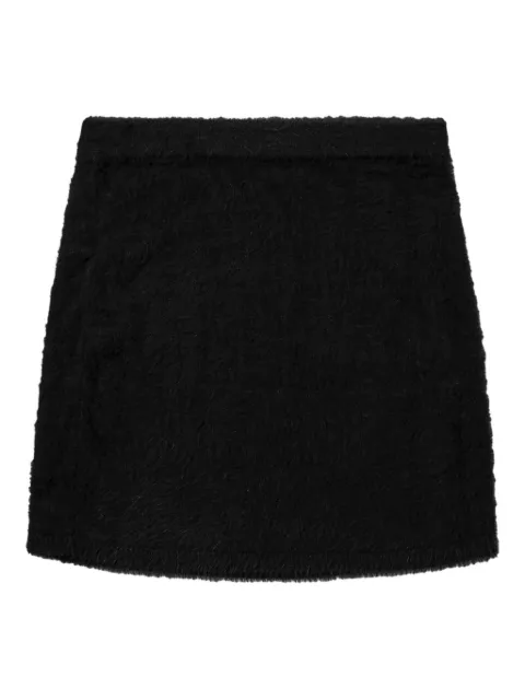 Helmut Lang fuzzy mini skirt