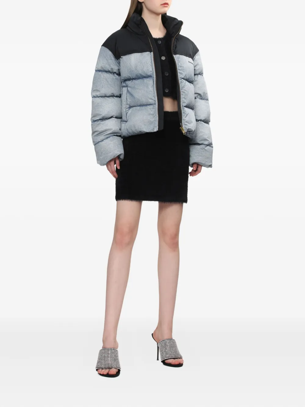 Helmut Lang fuzzy mini skirt | Straight Skirts | Image 2
