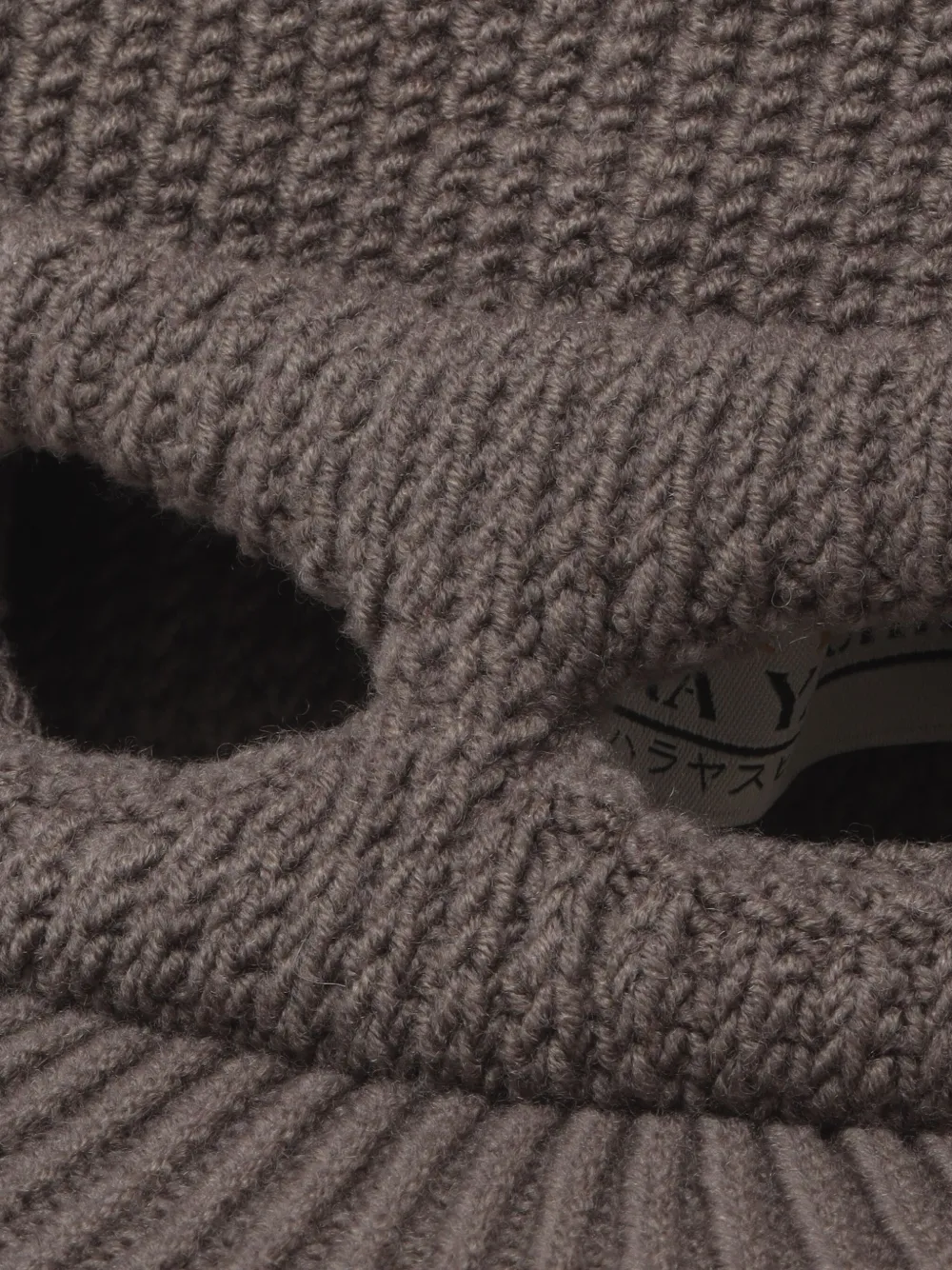 Maison MIHARA YASUHIRO Bivakmuts met visor Bruin