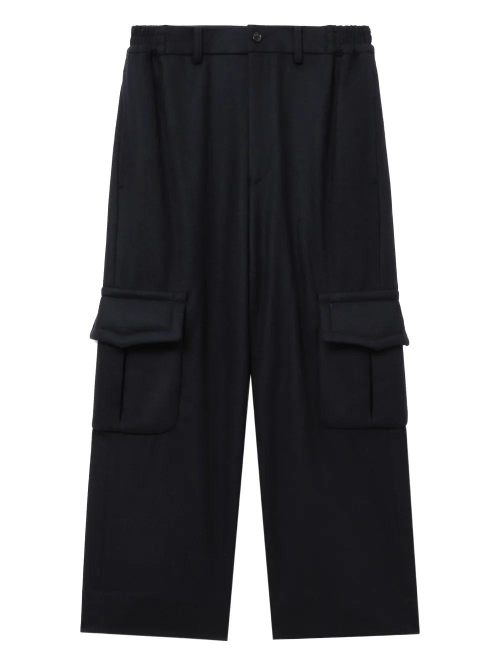 Comme Des Garçons Cargo-pocket Trousers In Black