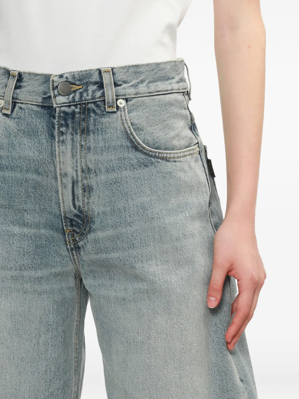 Haikure Jeans met vijf zakken Blauw