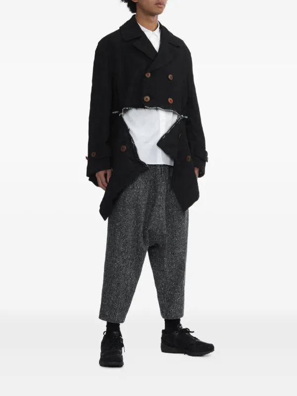 COMME des GARÇONS ダブルブレストジャケット【ブラック】【M】 Black Comme Des Garçons ダブルジャケット | ブラック | FARFETCH JP
