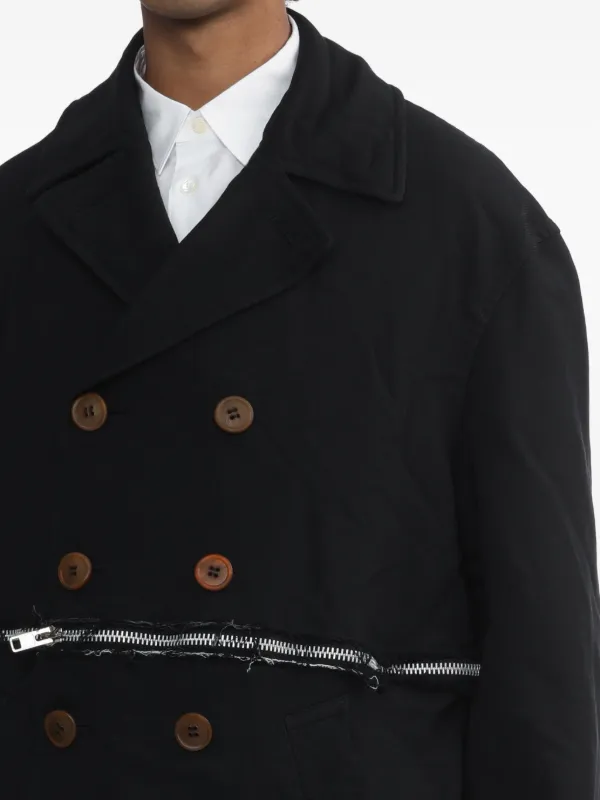 Black Comme Des Garçons ダブルジャケット | ブラック | FARFETCH JP