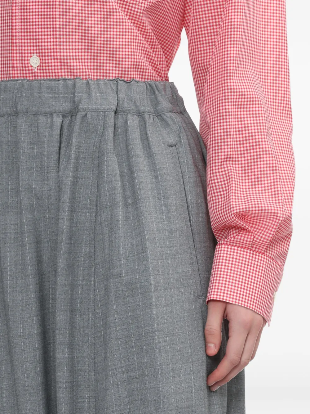 Comme Des Garçons Elastische broek Grijs