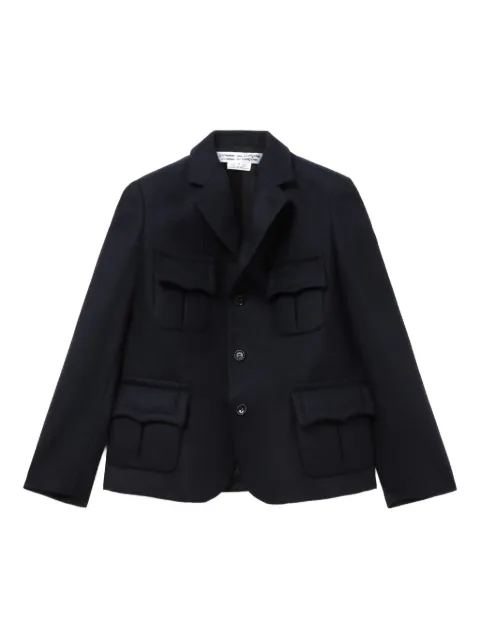 Comme Des Garçons Comme Des Garçons chamarra con bolsillos y solapa