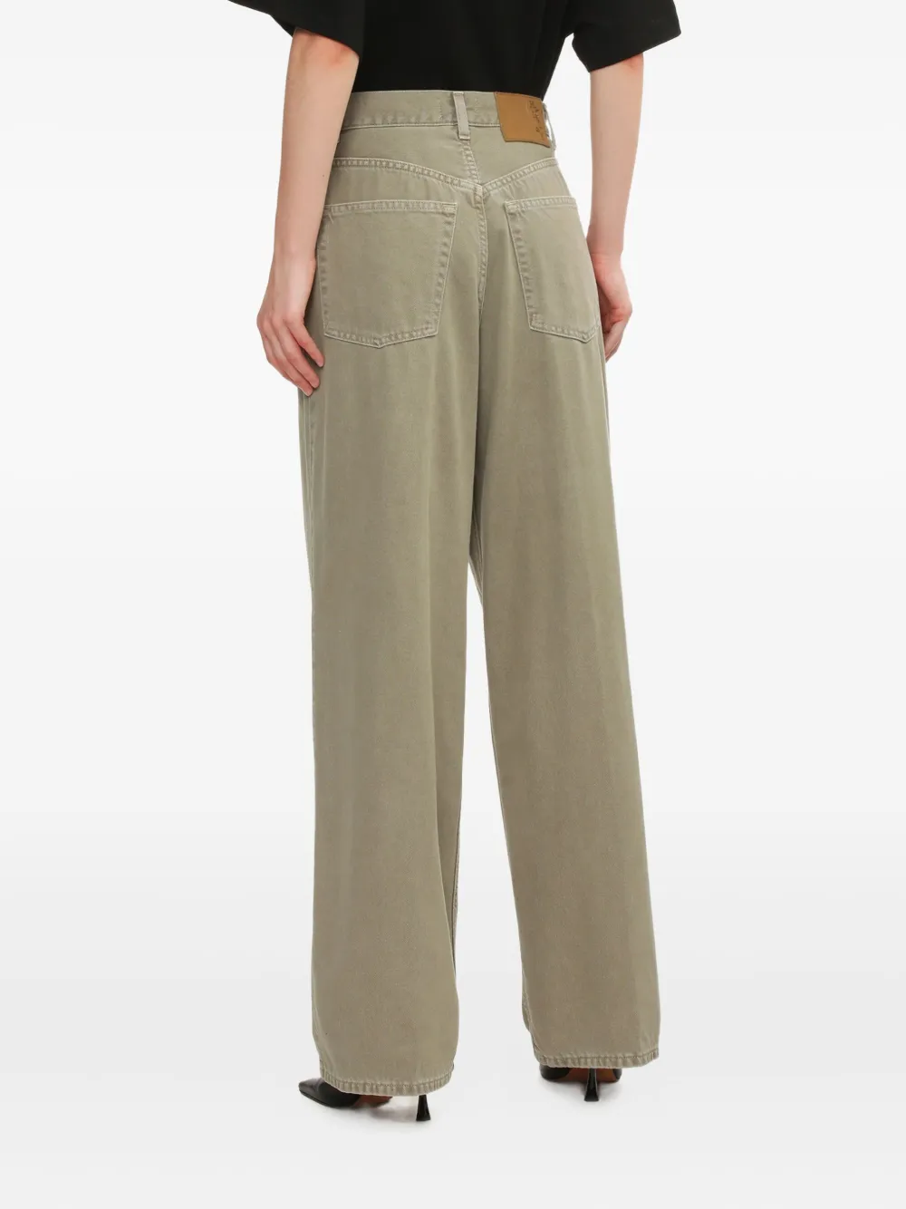 Haikure Geplooide jeans Beige