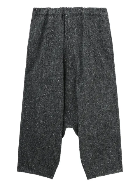 Black Comme Des Garçons pantalones elásticos