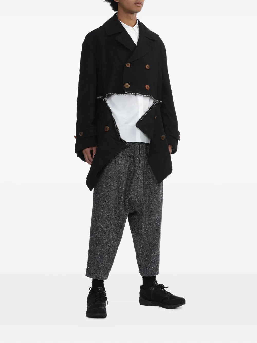 Black Comme Des Garçons pantalones elásticos | Pantalones con pinzas | Image 2