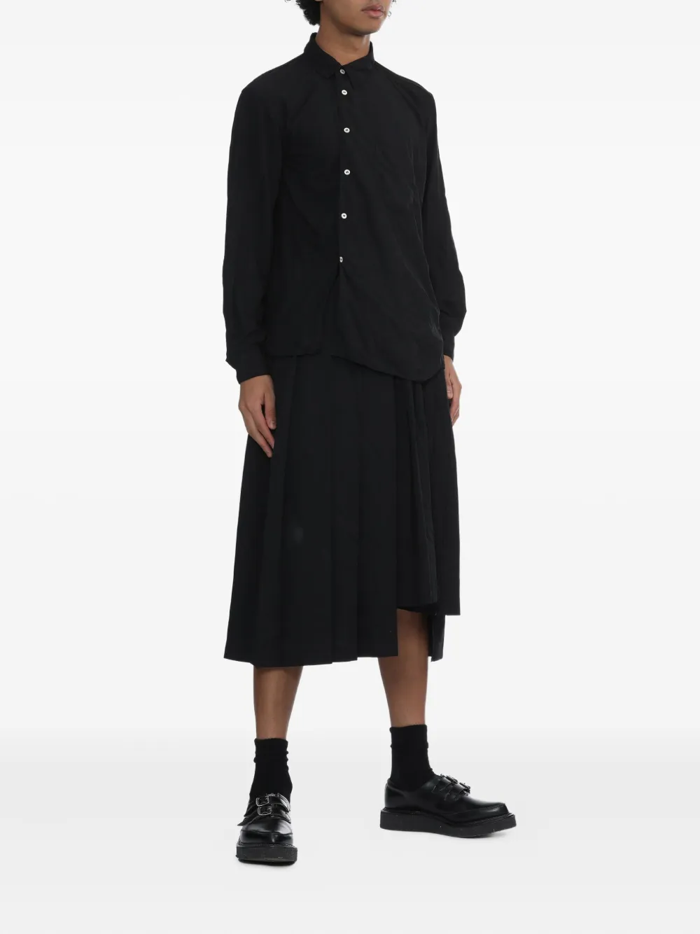 Black Comme Des Garçons camisa con botones | Camisas | Image 2