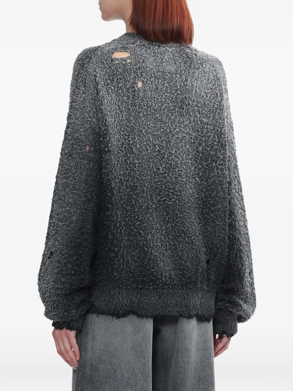 Miharayasuhiro Sun Faded Like Sweater In Black