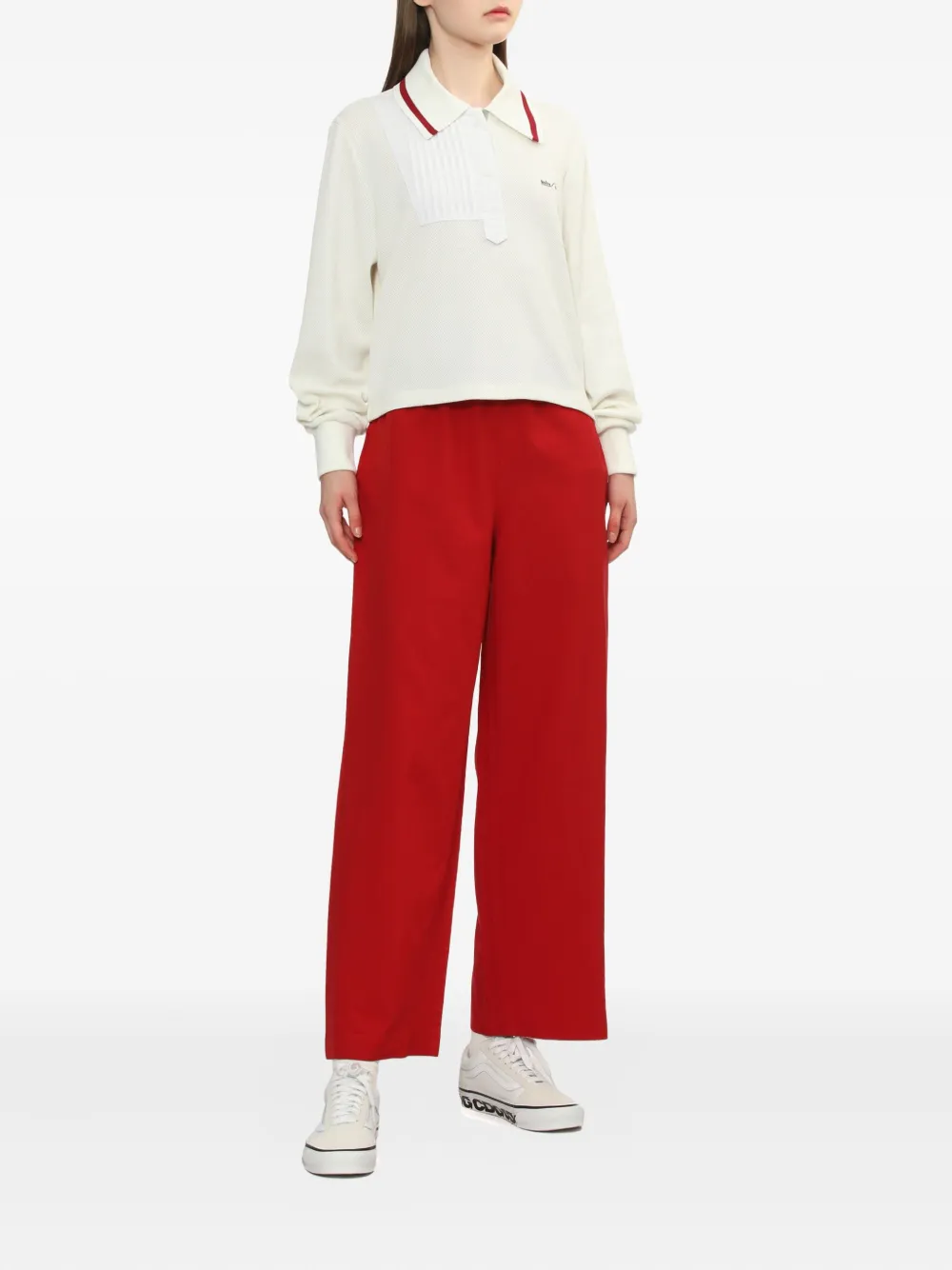 Comme Des Garçons Comme Des Garçons elasticated-waistband trousers - Rood