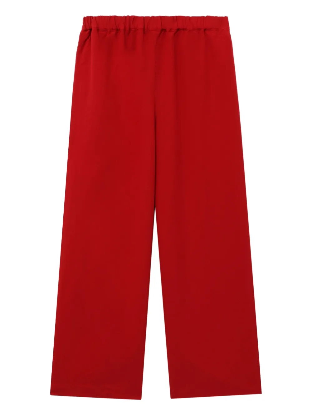 Comme Des Garçons Elasticated-waistband Trousers In Red