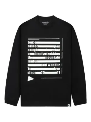 WTAPS Academy Logo Sweatshirt | Black | FARFETCH