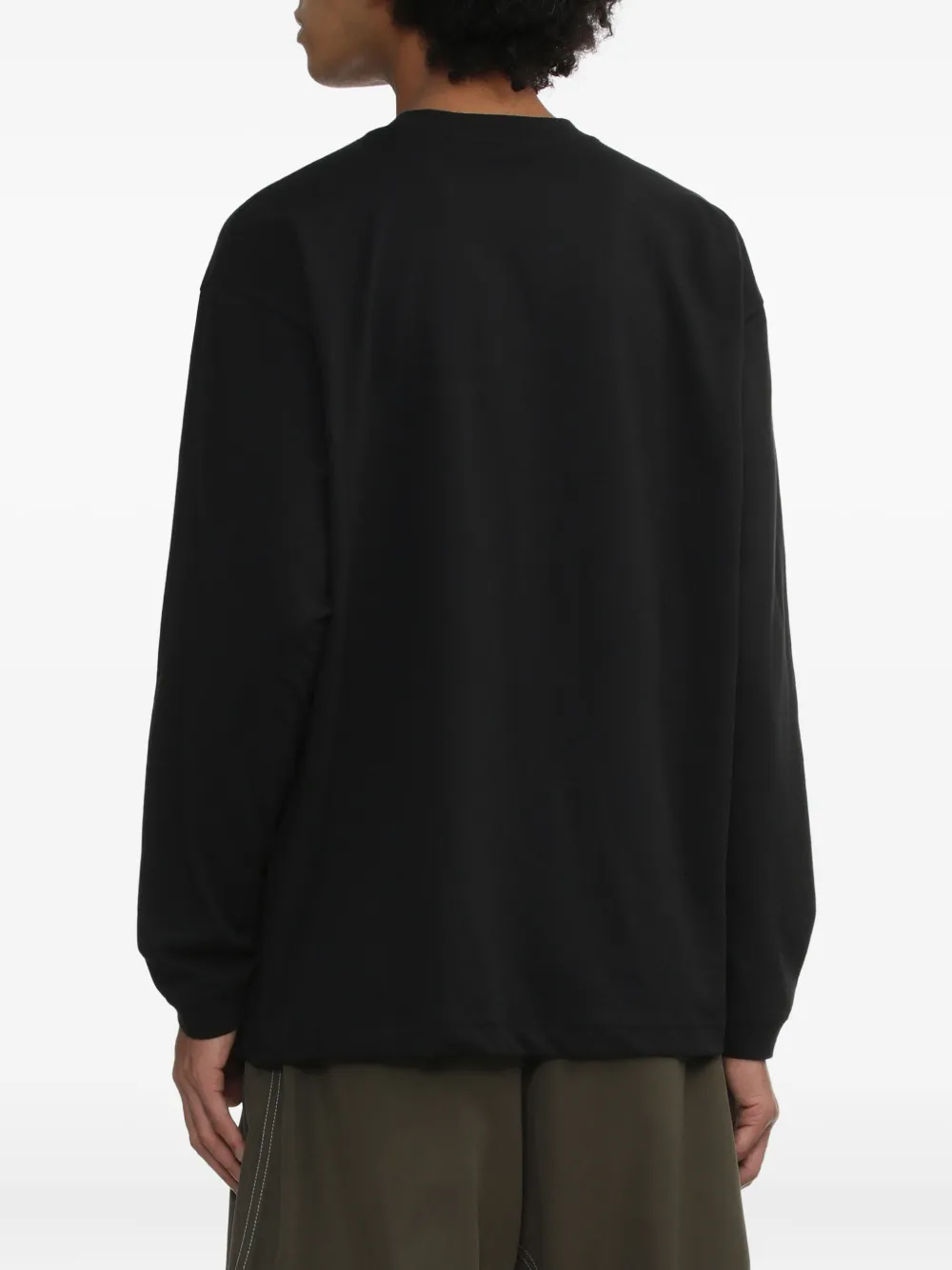 and Wander Grafische sweater met lange mouwen Zwart