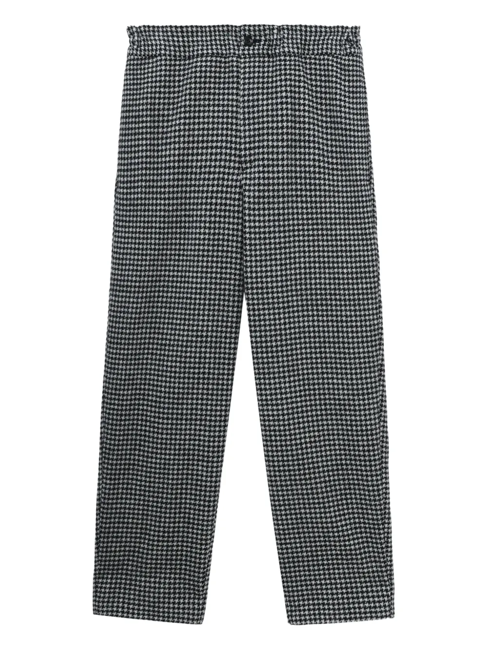 Black Comme Des Garçons houndstooth-pattern trousers | negro | Image 1