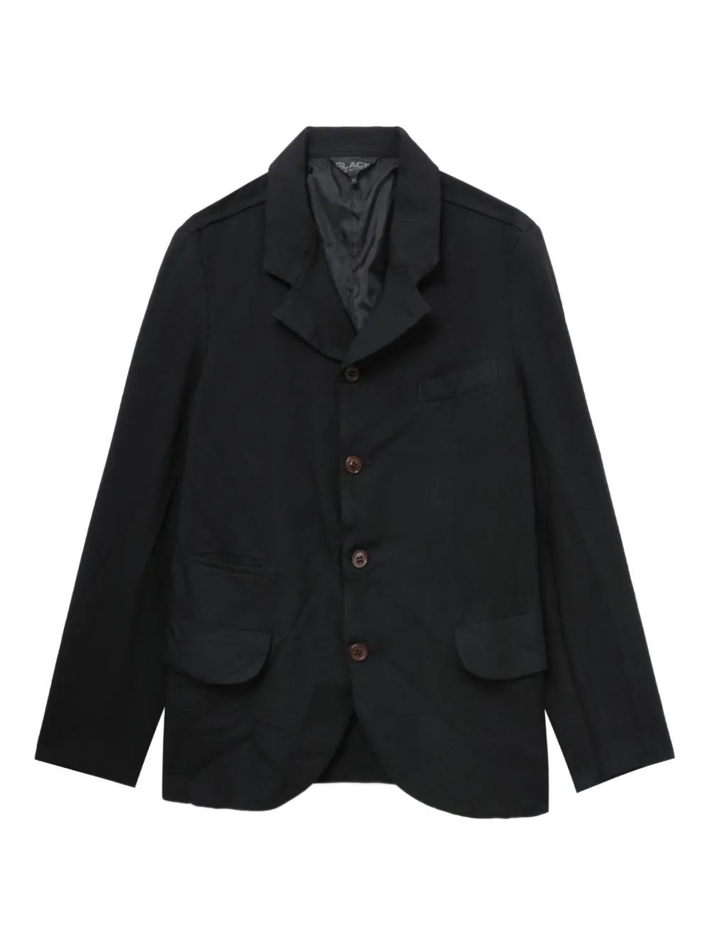 Black Comme Des Garçons blazer con botones | negro | Image 1