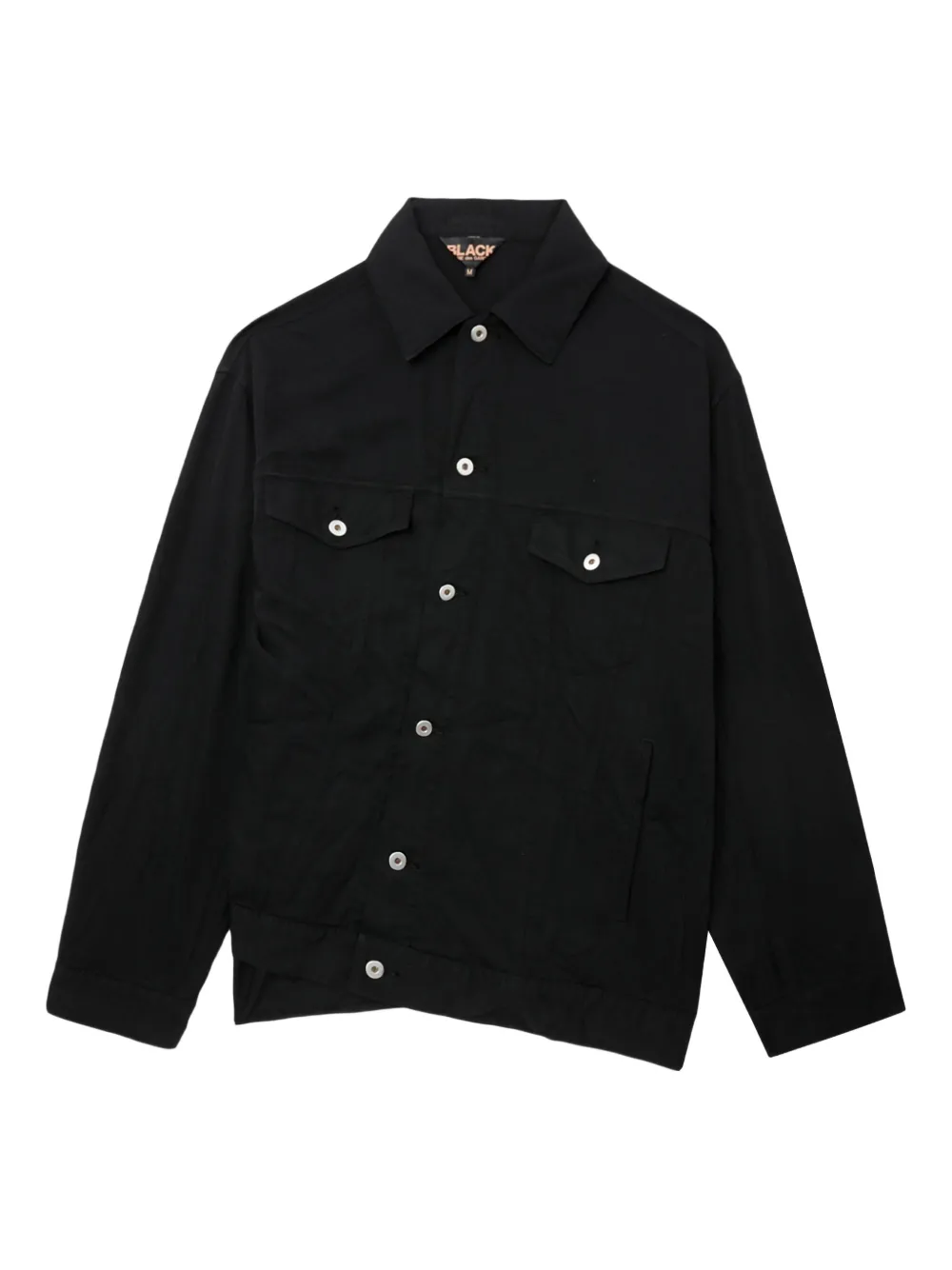 Black Comme Des Garçons buttoned pocket overshirt - Nero