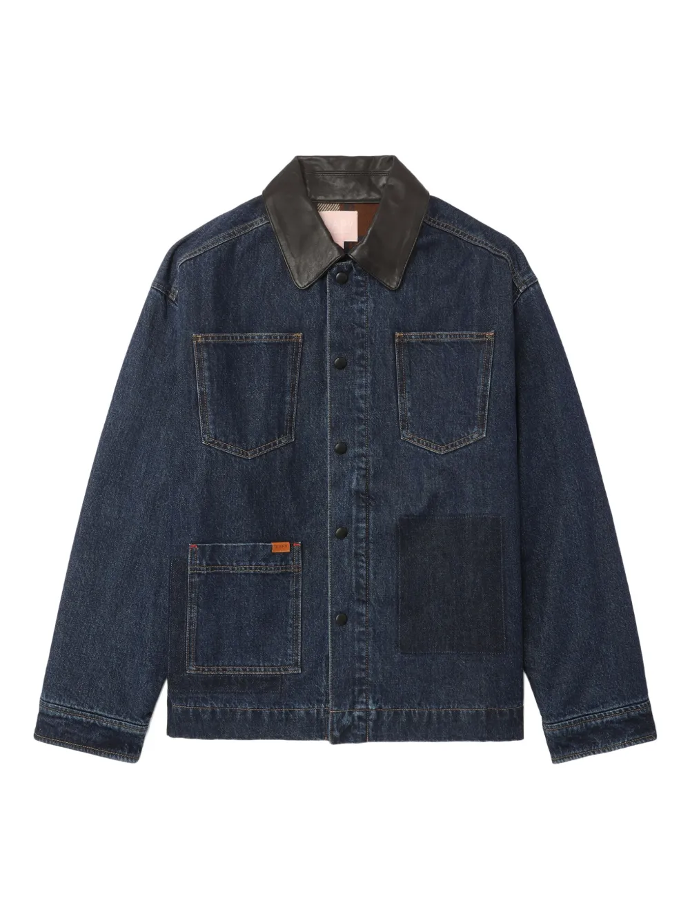 BAPY BY *A BATHING APE® shadow-patch denim jacket | Blue | Image 1