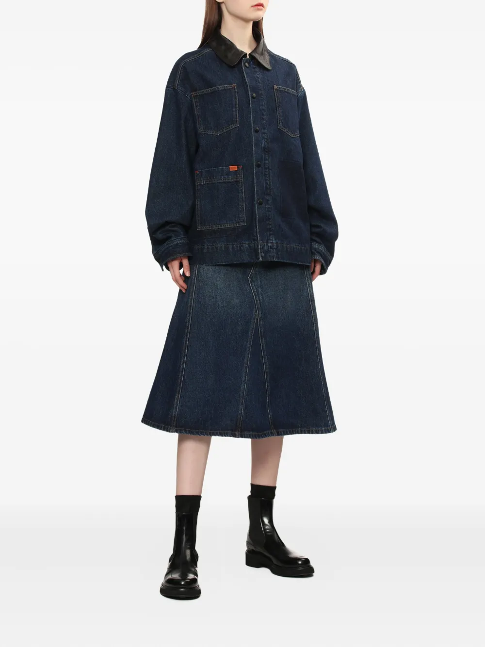 BAPY BY *A BATHING APE® shadow-patch denim jacket | Denim Jackets | Image 2