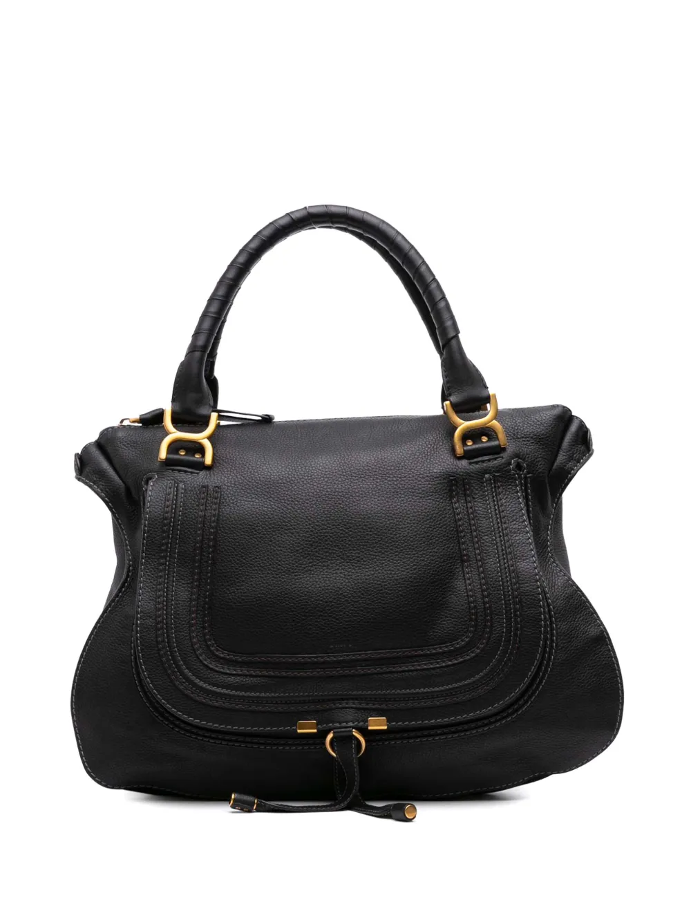Pre-owned Chloé 2002-2025 Medium Leather Marcie Satchel