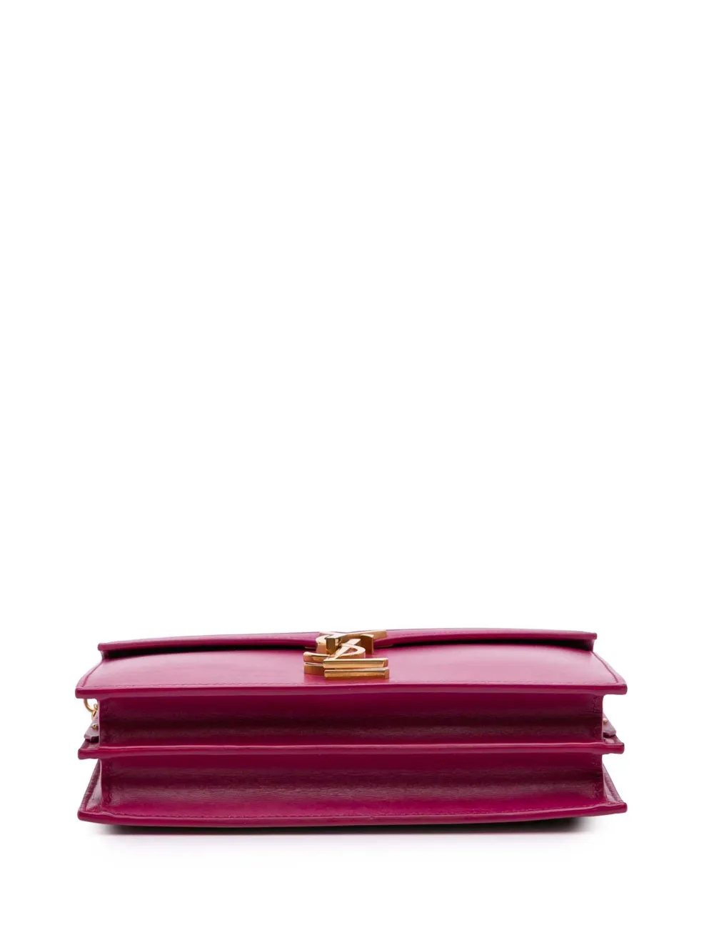 Pre-owned Saint Laurent 2019 Smooth Calfskin Monogram Cassandra Clasp Bag Shoulder Bag