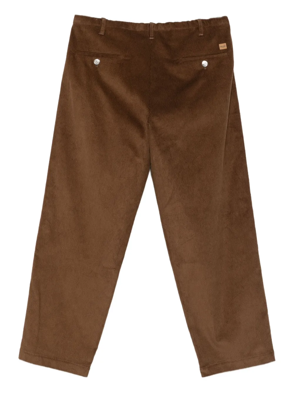 MOSCHINO JEANS drawstring-waist corduroy trousers - Bruin