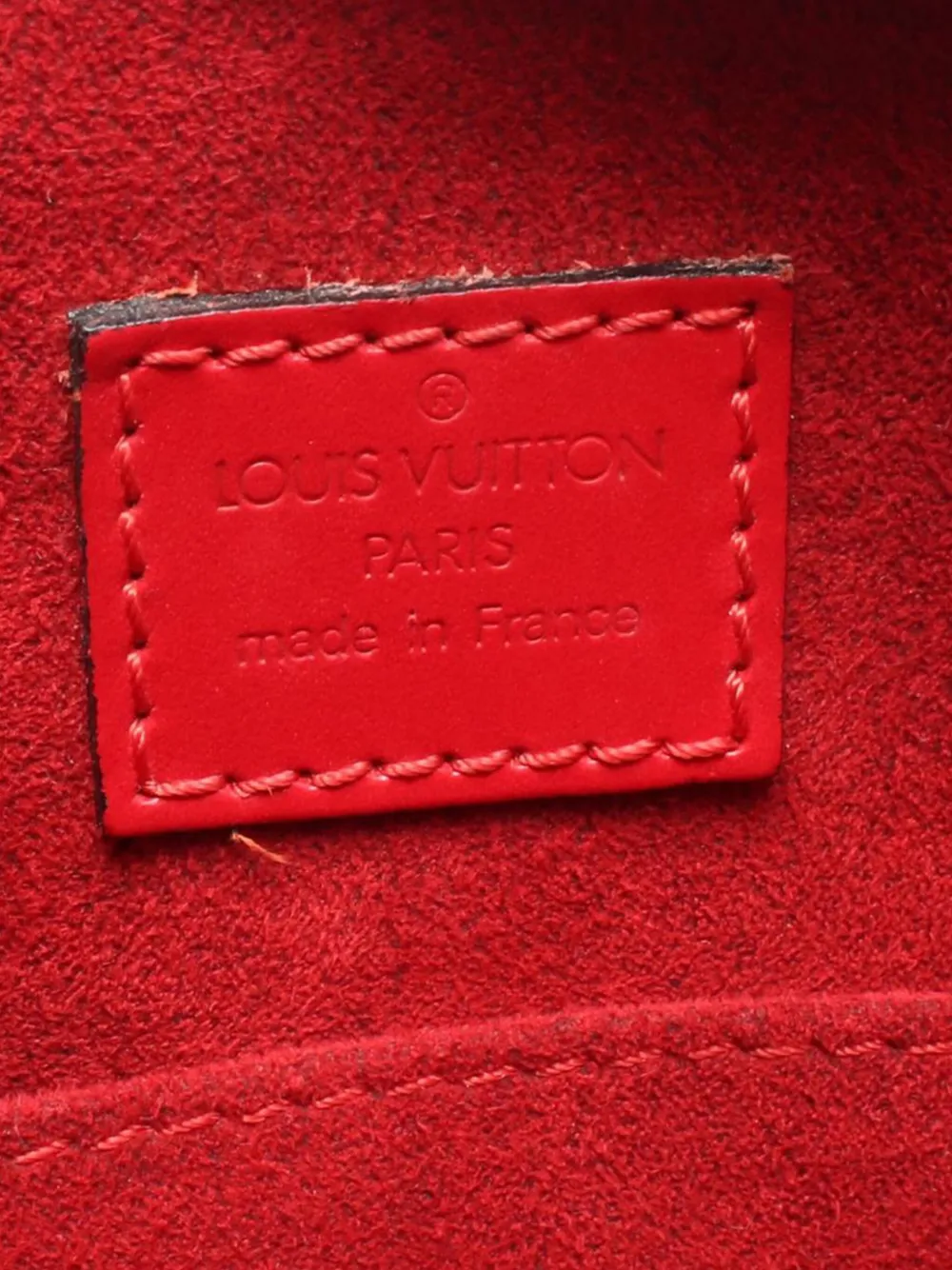 Pre-owned Louis Vuitton 1997 Epi Jasmine Handbag In Red