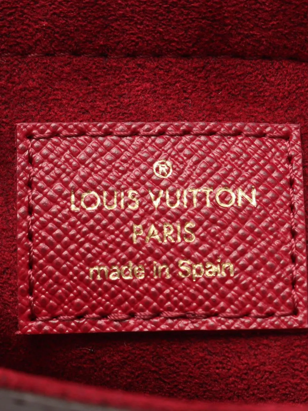 Pre-owned Louis Vuitton 2021-2025 Monogram Pochette Felicie Crossbody Bag In Brown