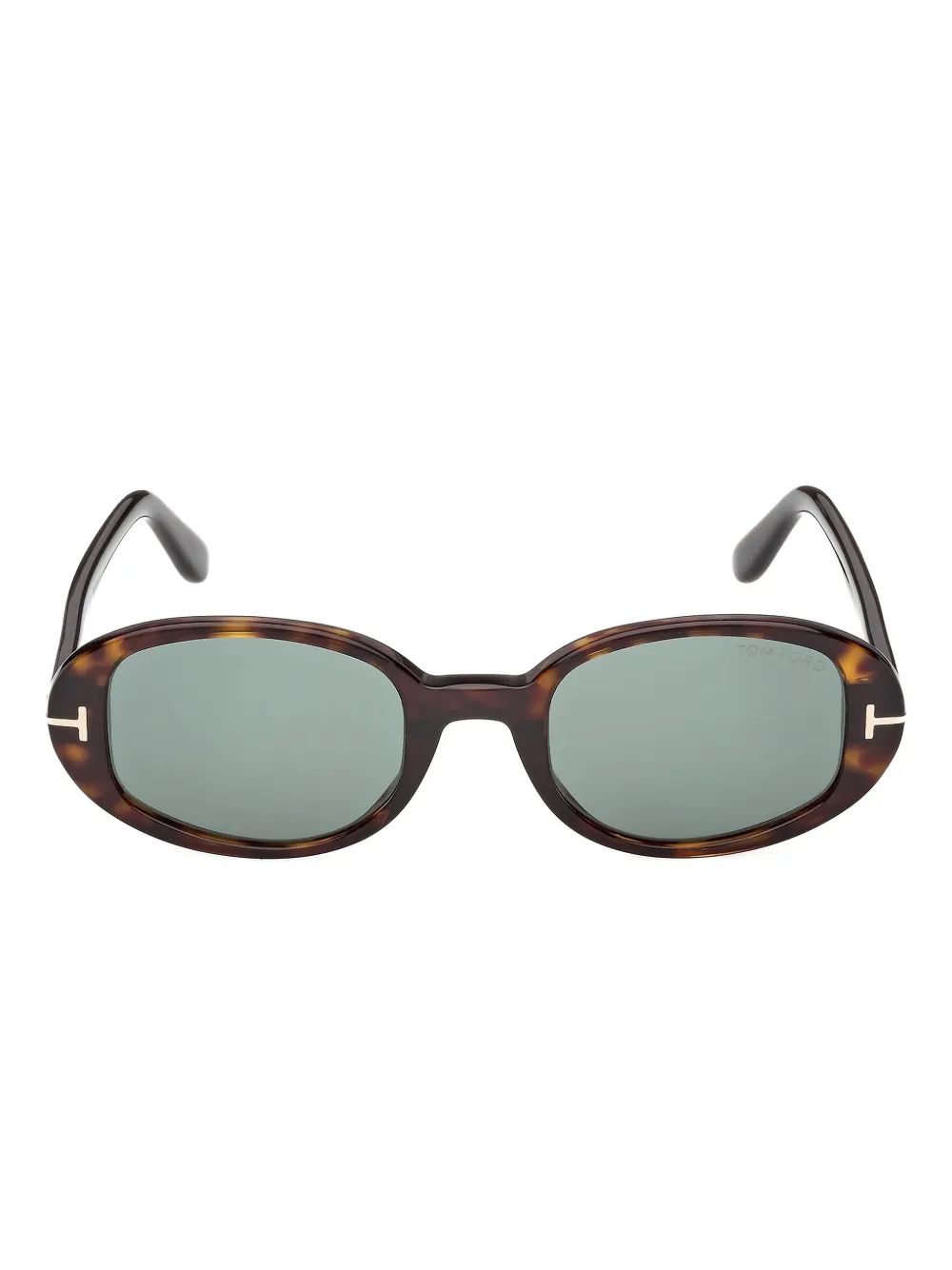 Tom Ford Oval-frame Sunglasses In Brown