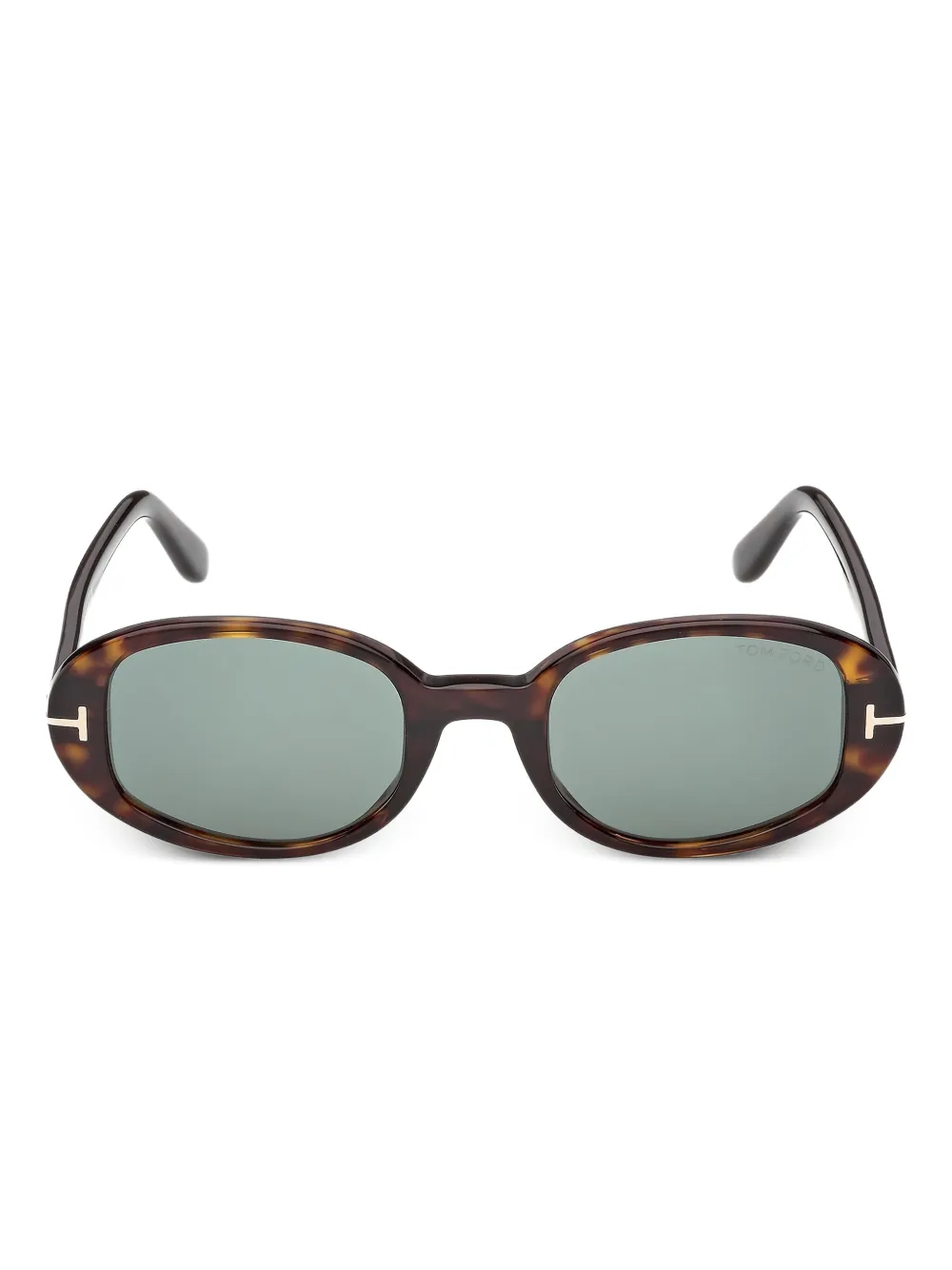 TOM FORD Eyewear oval-frame sunglasses - Marrone